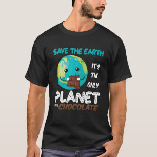 Spara Jorden är den enda planeten med chokladfunna T Shirt