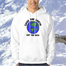 Spara Jorden Eat Riken | Bold Slogan Hoodie