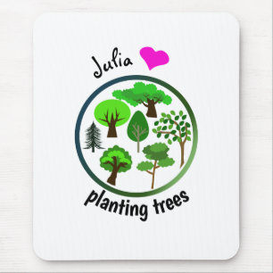 Spara jorden efter plantering av Träd Musmatta