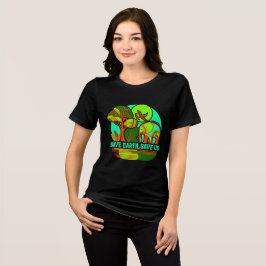 Spara jorden, rädda oss Elefant Earth Day T-shirt