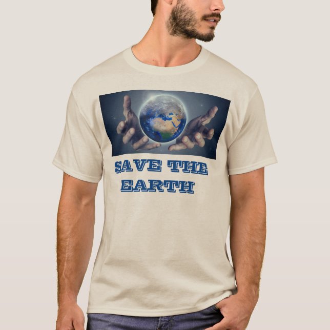 Spara jorden T-shirt (Framsida)