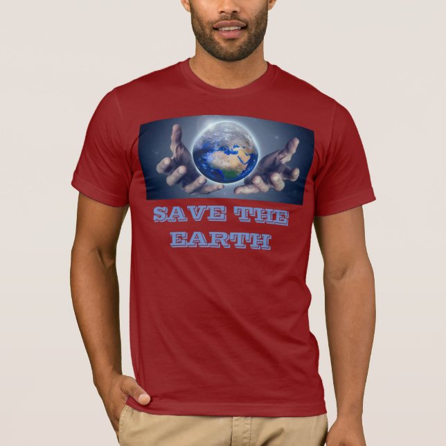 Spara jorden T-shirt (Framsida)
