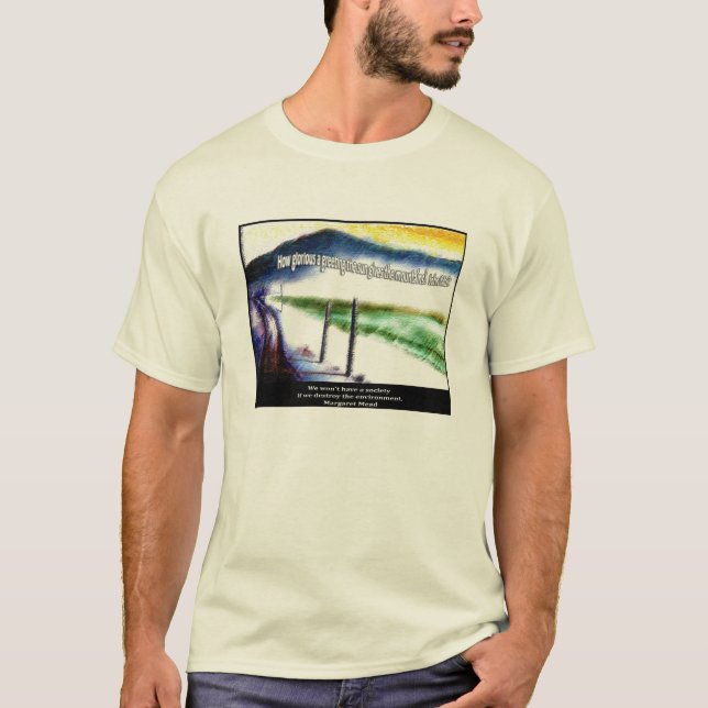 Spara jorden tee shirt (Framsida)