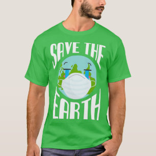Spara Jordens globala uppvärmning Klimatförändring T Shirt