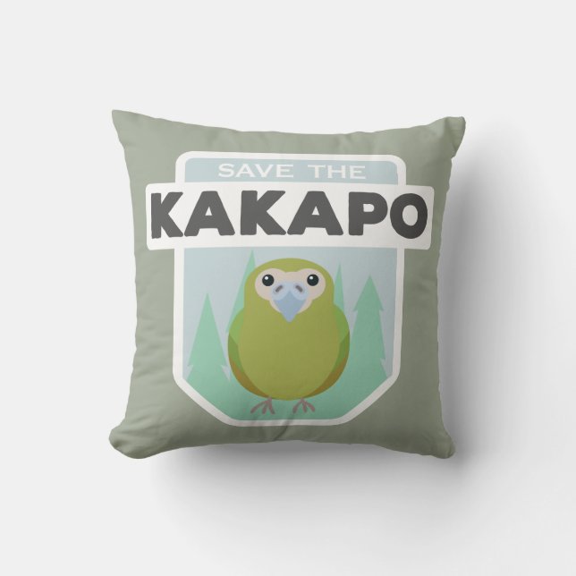 Spara kakapohemdekorativ kudde (Framsida)