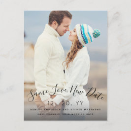Spara Kärlek New DateScript Photo Bröllop har skju Vykort