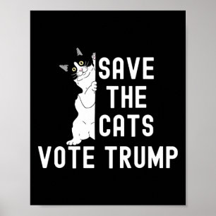Spara Katt: Rösta klumpan i Humor Poster
