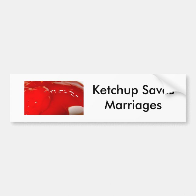 Spara ketchupen! bildekal (Framsidan)