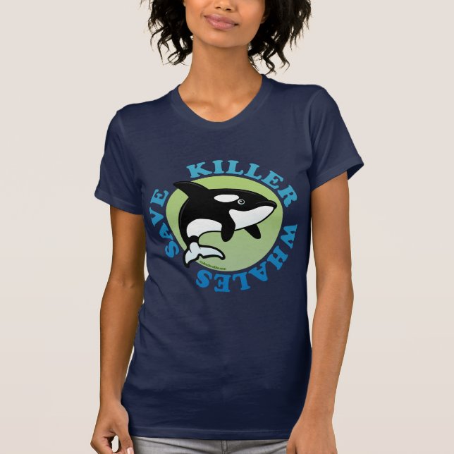 Spara Killer Whales T-shirt (Framsida)