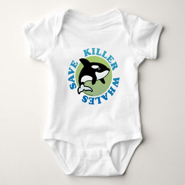 Spara Killer Whales T-shirt (Framsida)
