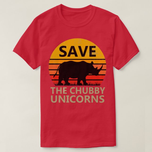 Spara Knubbiget Unicorn Essential T Shirt (Design framsida)