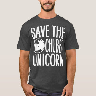 Spara Knubbiget Unicorn Rhino Älskare & Gift T Shirt