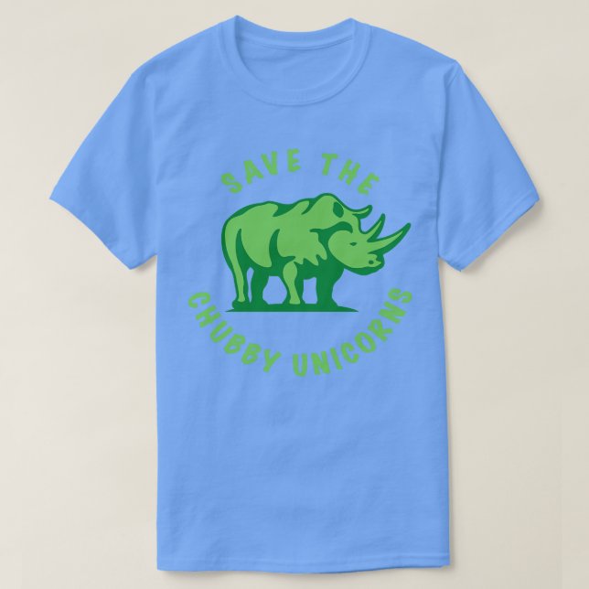 Spara Knubbiget Unicorn T Shirt (Design framsida)