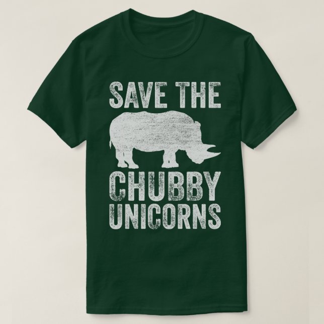 Spara Knubbiget Unicorns Funny 1 T Shirt (Design framsida)