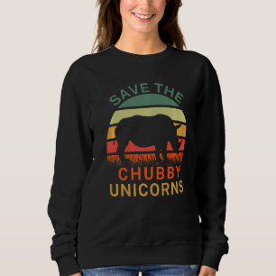 Spara Knubbiget Unicorns Funny Rhino Animal Högers T Shirt