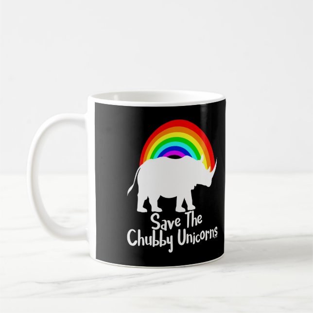 Spara Knubbiget Unicorns Kaffemugg (Vänster)