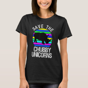 Spara Knubbiget Unicorns Retro Stil Rhino 5 T Shirt