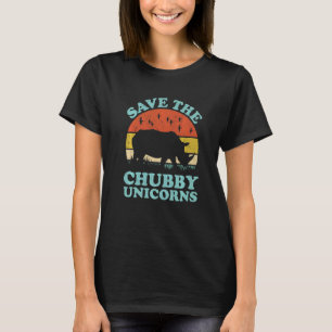 Spara Knubbiget Unicorns Rhino Animal Höger Acti T Shirt