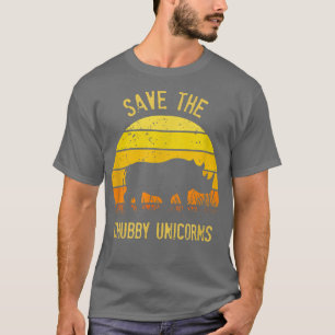 Spara Knubbiget Unicorns Rhino Sunset T Shirt