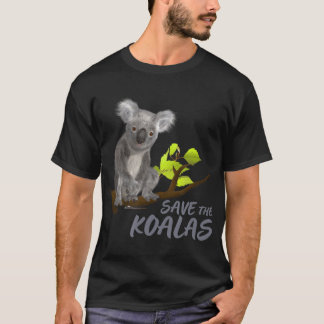 Spara Koalas-Animal Lover-Koala Bear Älskare T Shirt