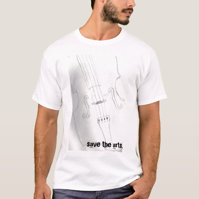 Spara konsterna tee shirt (Framsida)
