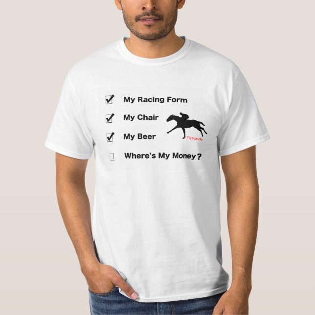 Spåra kontrollistaT-tröja T-shirt (Framsida)