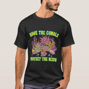 Spara Koralerna skyddar de För manar rev- kvinnorn T Shirt