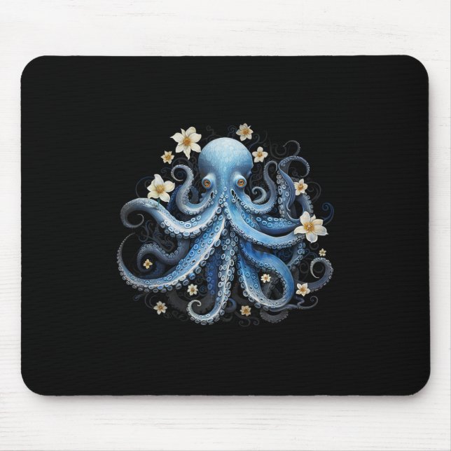 Spara Kraken Blue Octopus Squid Sea Live Spara Oce Musmatta (Framsidan)
