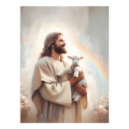 Spara Lamb, Christian Wall Art, Lämna The 99 Fototryck