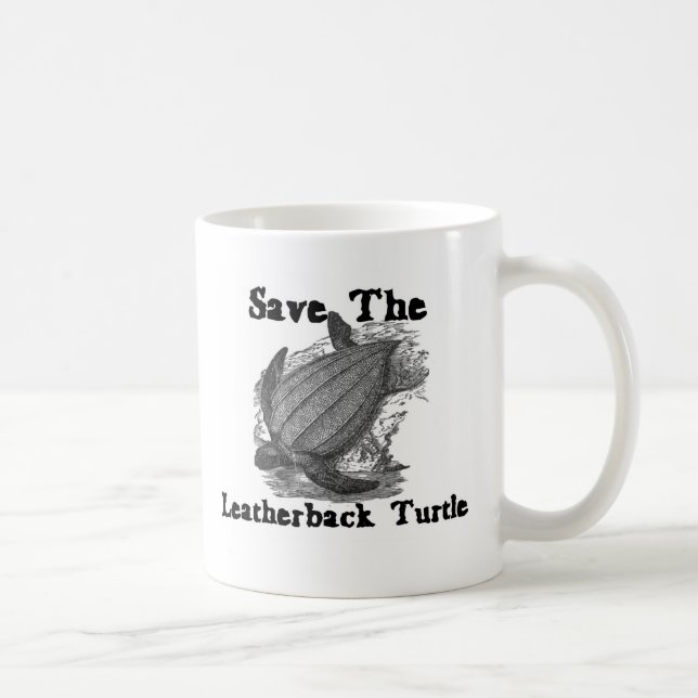 Spara leatherbacksköldpaddan kaffemugg (Höger)