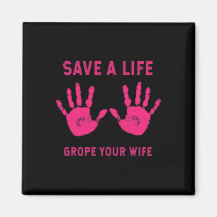 Spara Life Grope din Coola Breast Cancer Medveten Magnet