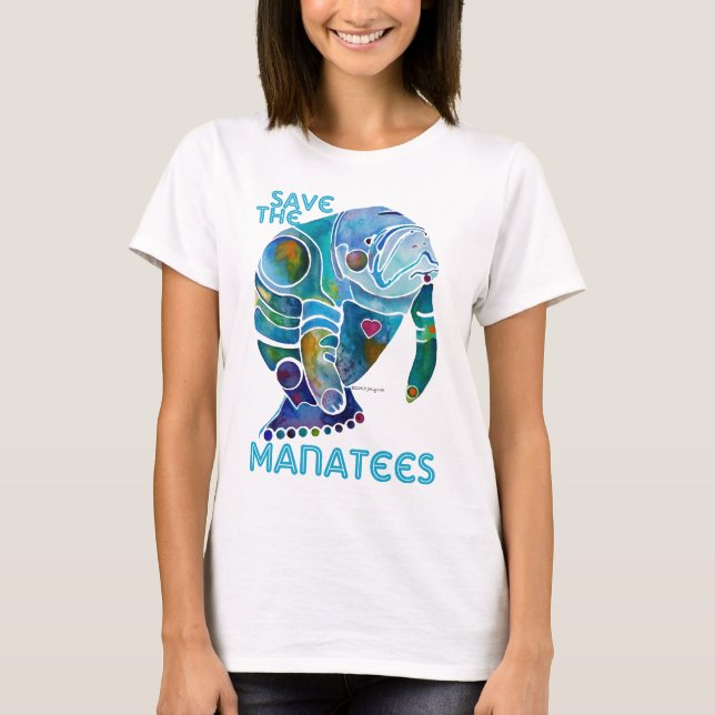 Spara manateen tee (Framsida)