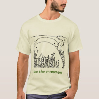 spara manateesmanar t-shirt