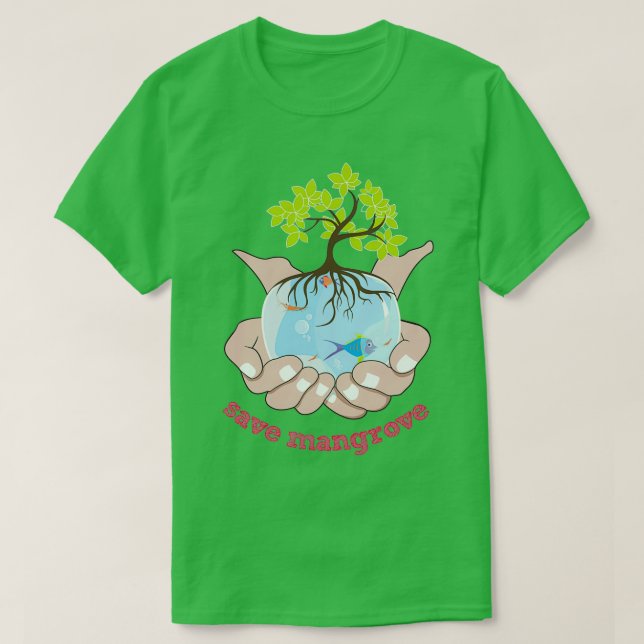spara mangrove t shirt (Design framsida)