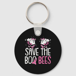 Spara Medvetenhet om bröstcancer Boo Bees Hallowee Nyckelring