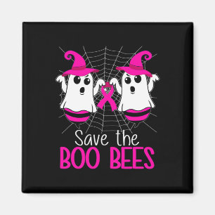 Spara Medvetenheten om bröstcancer hos Boo Bees-br Magnet