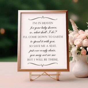 Spara mig En Elegant för babykläder Memorandumet Poster