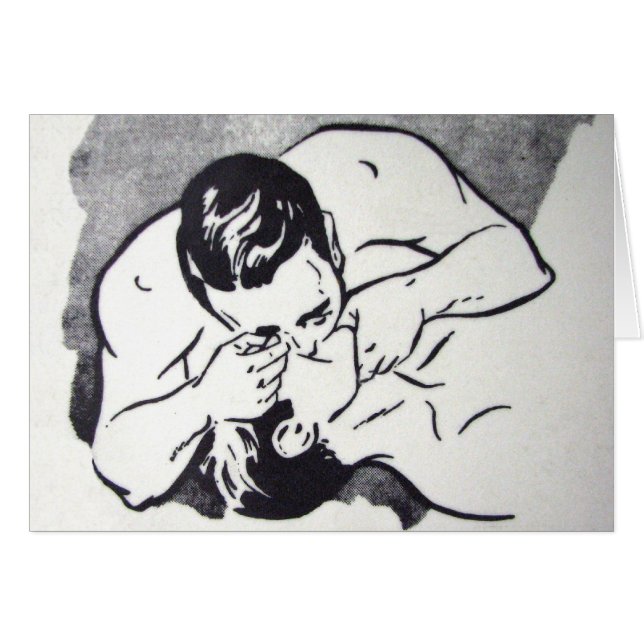 Spara mig! hälsningskort (Framsidan Horizontal)