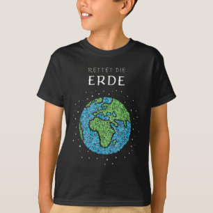 Spara Miljöskyddsklipp i jordgloben T Shirt