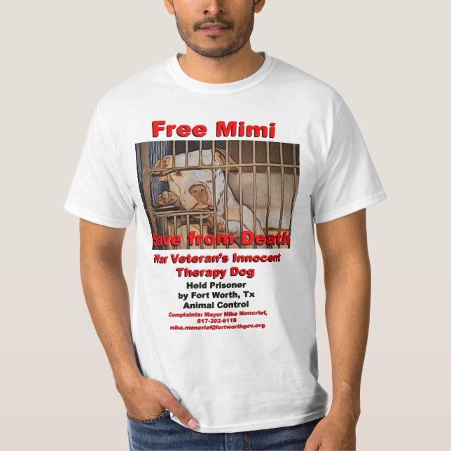Spara Mimi från för veteranterapi för död den T-shirt (Framsida)