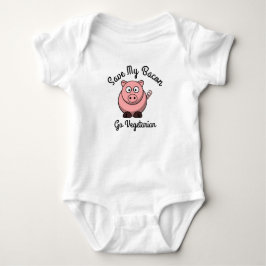 Spara Min Bacon Bli Vegetarian T Shirt