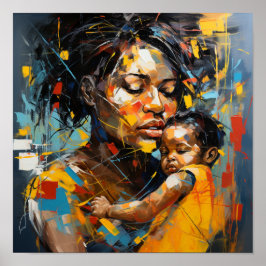 Spara mitt barn - Nyskapande expressionism Art Poster
