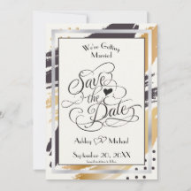 Spara moderna färgstreck och typografi för datum