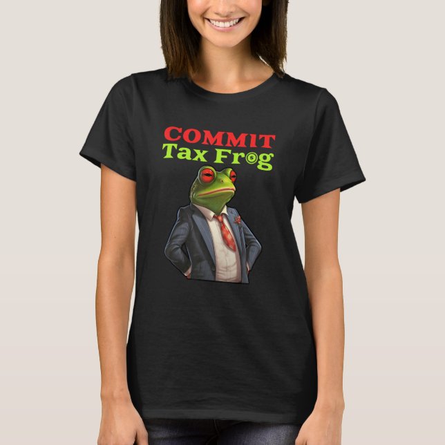 Spara moms för grovt bedrägeri t shirt (Framsida)