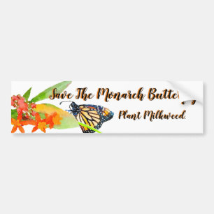 Spara Monarch Butterfly. Bildekal
