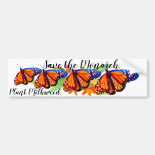 Spara Monarch Butterfly Bildekal