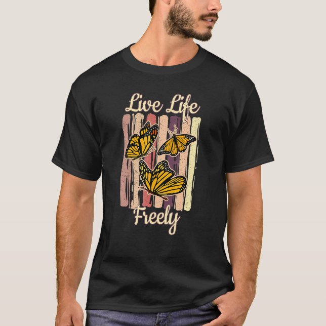 Spara Monarchs Butterfly Monarch T Shirt (Framsida)