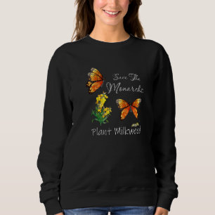 Spara Monarchs Plant Lite Milkweed Butterfly T Shirt