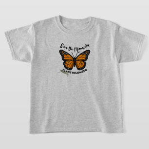 Spara Monarken T-Shirt med fjäril