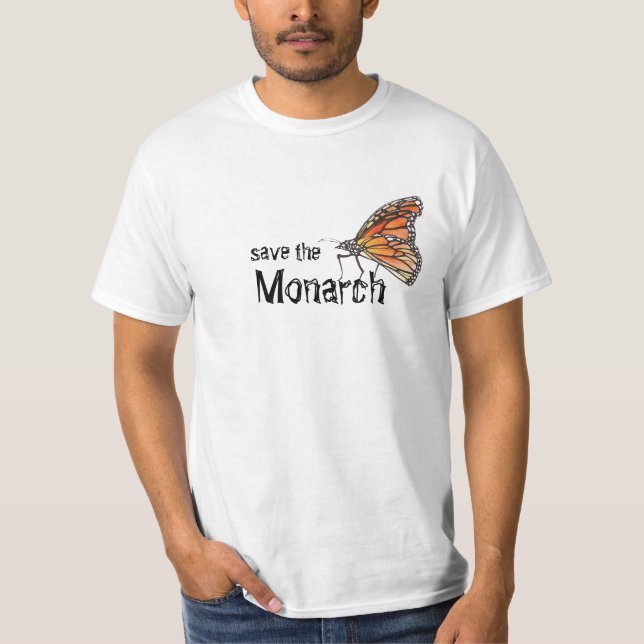 Spara monarken tee shirt (Framsida)